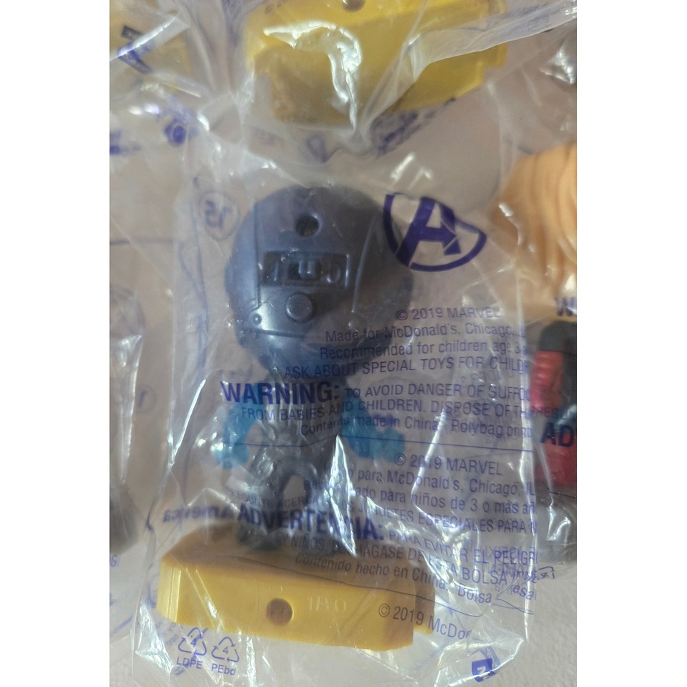Marvel Avengers McDonalds Happy Meal Toys Lot 9 Sealed Iron Man Groot 2019 - Picture 13 of 16